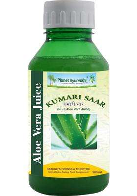 Planet Ayurveda Kumari Saar, Aloe Vera Juice, 500 ml | Authentic Traditional Formula
