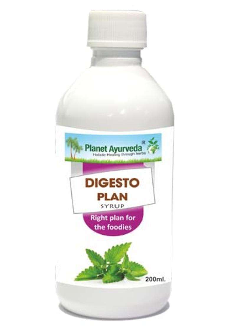 Planet Ayurveda Digesto Plan Syrup 200 ml | Authentic Traditional Formula | Natural Digestive Support | Helps Maintain Healthy Digestion & Gut Comfort - Indya