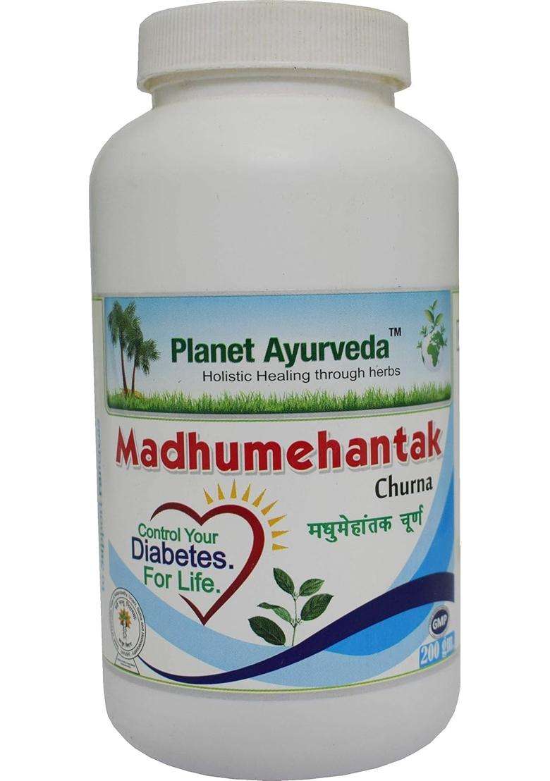 Planet Ayurveda Madhumehantak Churna for Diabetes 200 g Powder | Authentic Traditional Formula - Indya