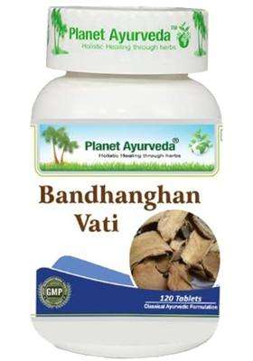 Planet Ayurveda Bandhanghan Vati 120 Tablets | Authentic Traditional Formula