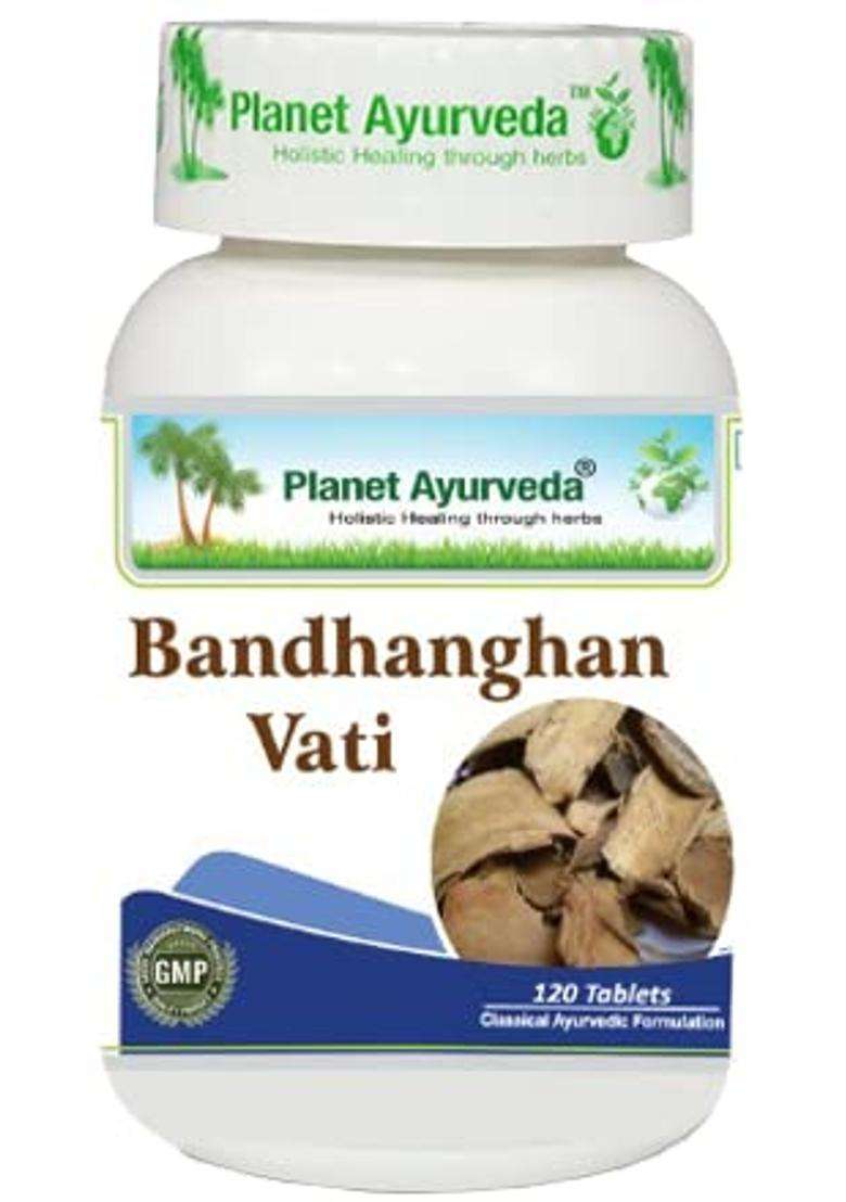 Planet Ayurveda Bandhanghan Vati 120 Tablets | Authentic Traditional Formula - Indya