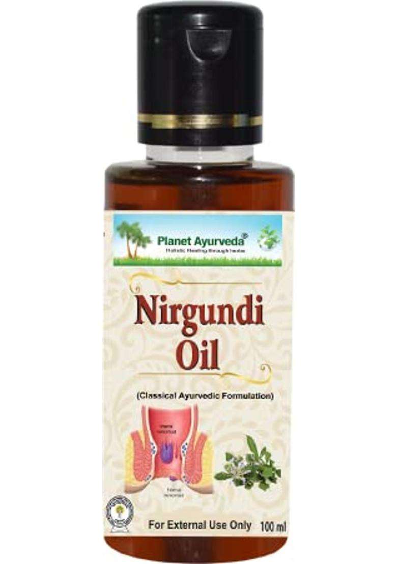 Planet Ayurveda Nirgundi Oil (Vitex negundo) 100 ml | Authentic Traditional Formula - Indya