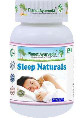 Planet Ayurveda Sleep Naturals Capsules 60 Capsules | Authentic Traditional Formula