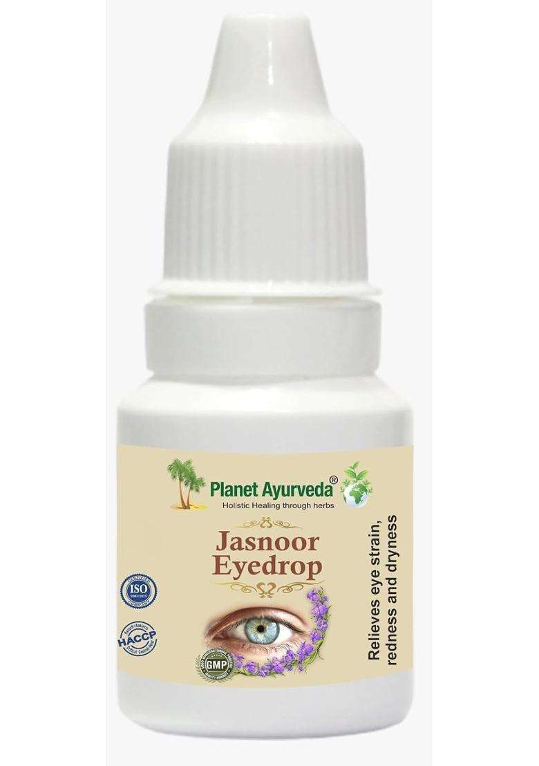 Planet Ayurveda Jasnoor Eye Drops,, Supports Eye Health- Herbal Eye Care Drops 12 ml (Pack of 2) | Authentic Traditional Formula - Indya