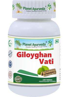 Planet Ayurveda Giloyghan Vati 120 Tablets | Authentic Traditional Formula