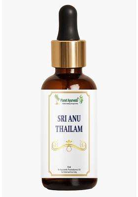 Planet Ayurveda Sri Anu Tailam for Healthy Functions of Ear, Nose and Throat 15 ml | Authentic Traditional Formula