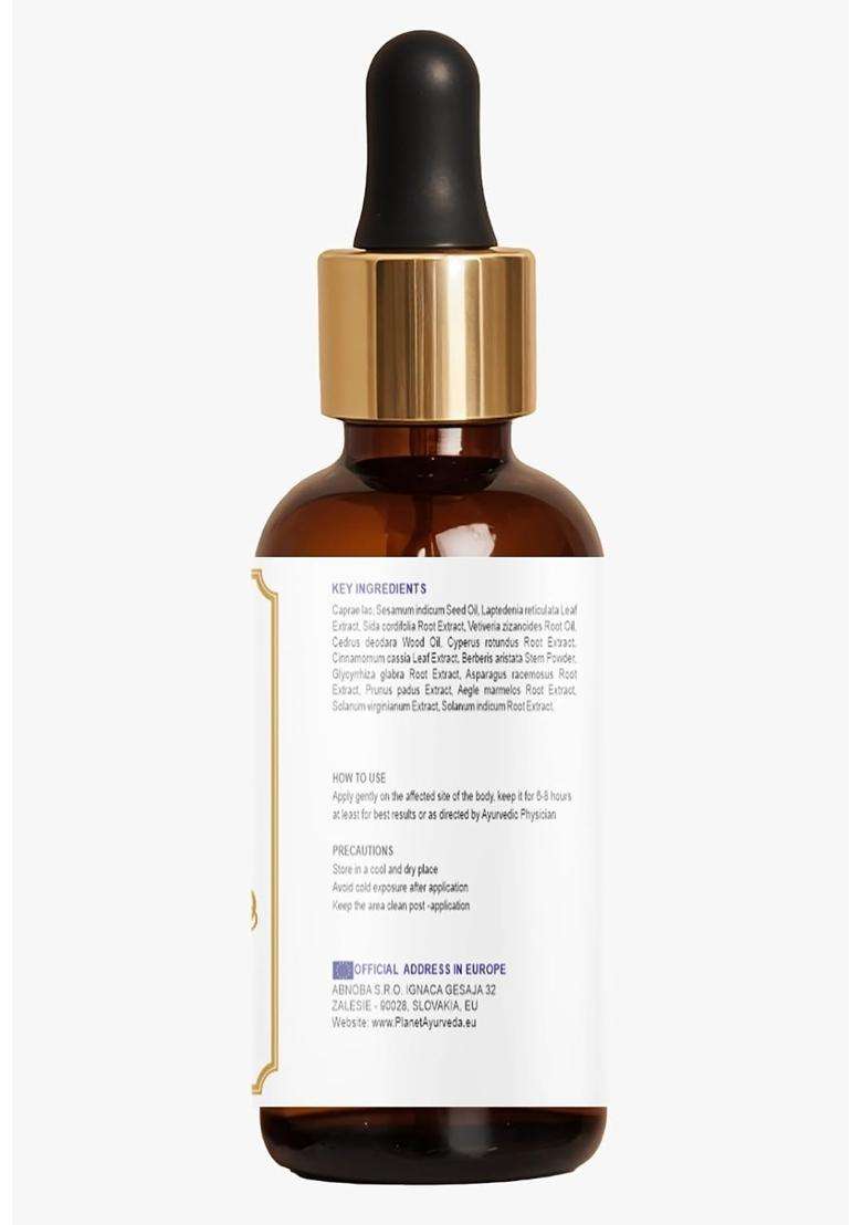 Planet Ayurveda Sri Anu Tailam for Healthy Functions of Ear, Nose and Throat 15 ml | Authentic Traditional Formula - Indya