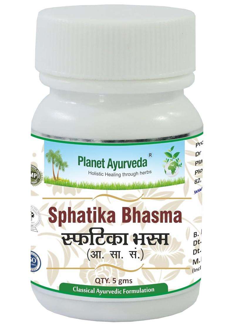 Planet Ayurveda Sphatika Bhasma 5 g | Authentic Traditional Formula - Indya