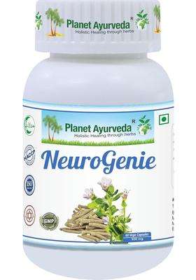 Planet Ayurveda Neurogenie Capsules 60 Capsules | Authentic Traditional Formula
