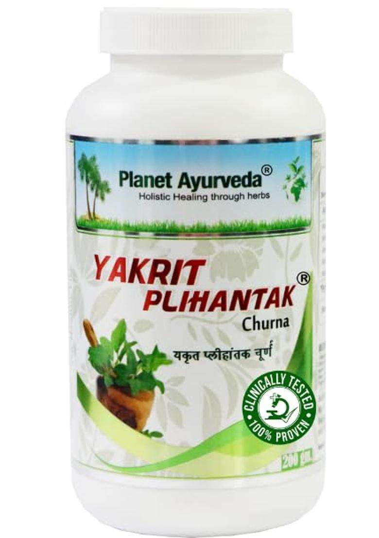 Planet Ayurveda Liver Care Pack | Authentic Traditional Formula | Yakrit Plihantak Churna | Echinacea | Phyllanthus Niruri | Liver Detox - Indya