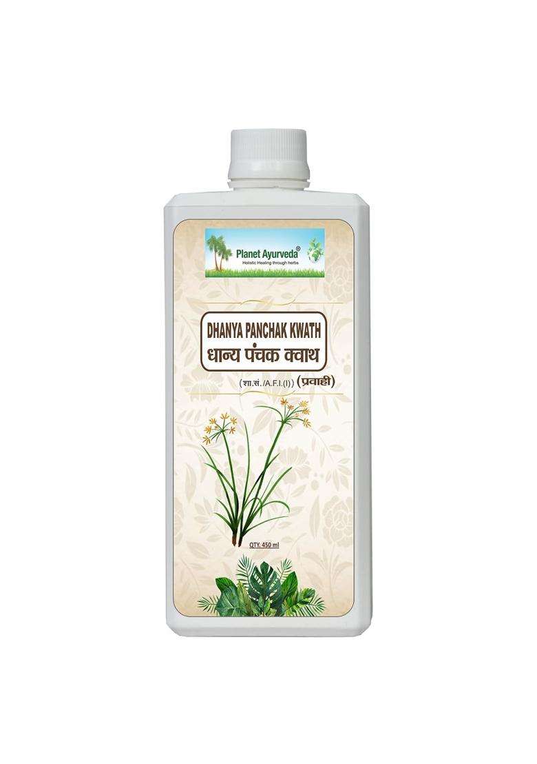 Planet Ayurveda Dhanya Panchak Kwath Syrup 450 ml | Authentic Traditional Formula - Indya