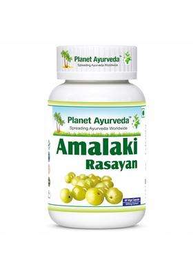 Planet Ayurveda Amalaki Rasayan Capsules 60 Veg Capsules | Authentic Traditional Formula | Pure Amla-Based Herbal Supplement