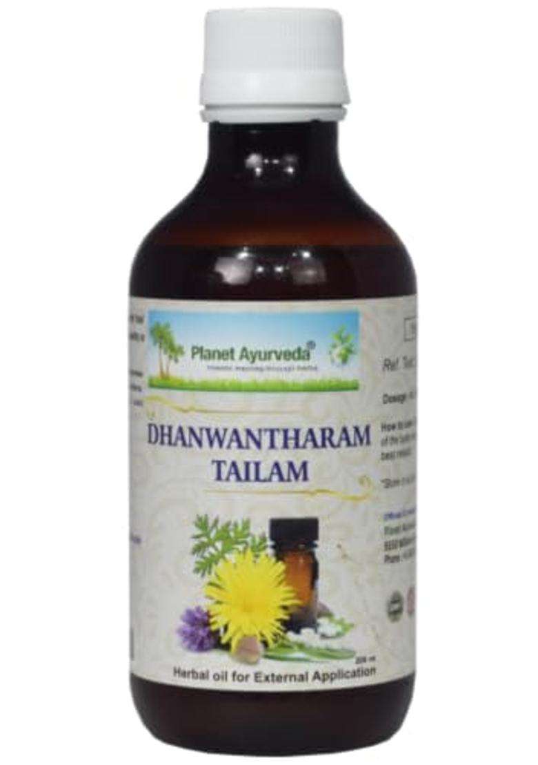 Planet Ayurveda Dhanwantharam Thailam 200 ml | Authentic Traditional Formula - Indya