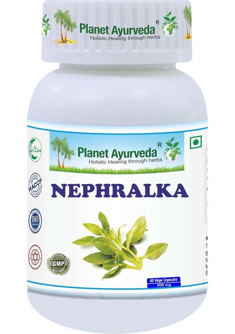 Planet Ayurveda Nephralka capsules 60 Capsules | Authentic Traditional Formula - Indya
