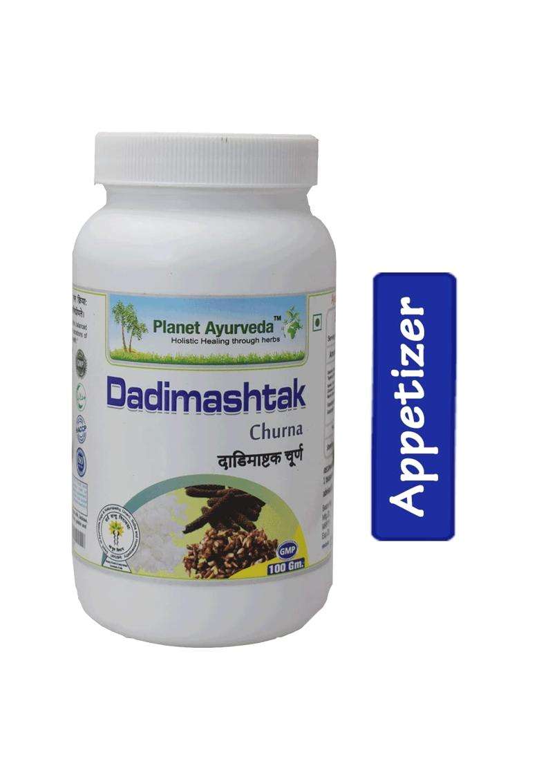 Planet Ayurveda Dadimashtak 100 g Churna, Abdominal Gas and Flatulence, Inflammatory Gut Disorders | Authentic Traditional Formula - Indya