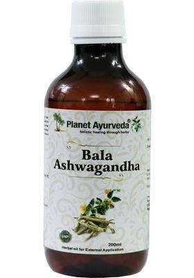 Planet Ayurveda Bala Ashwagandha Thailam (200 ml) | Authentic Traditional Formula
