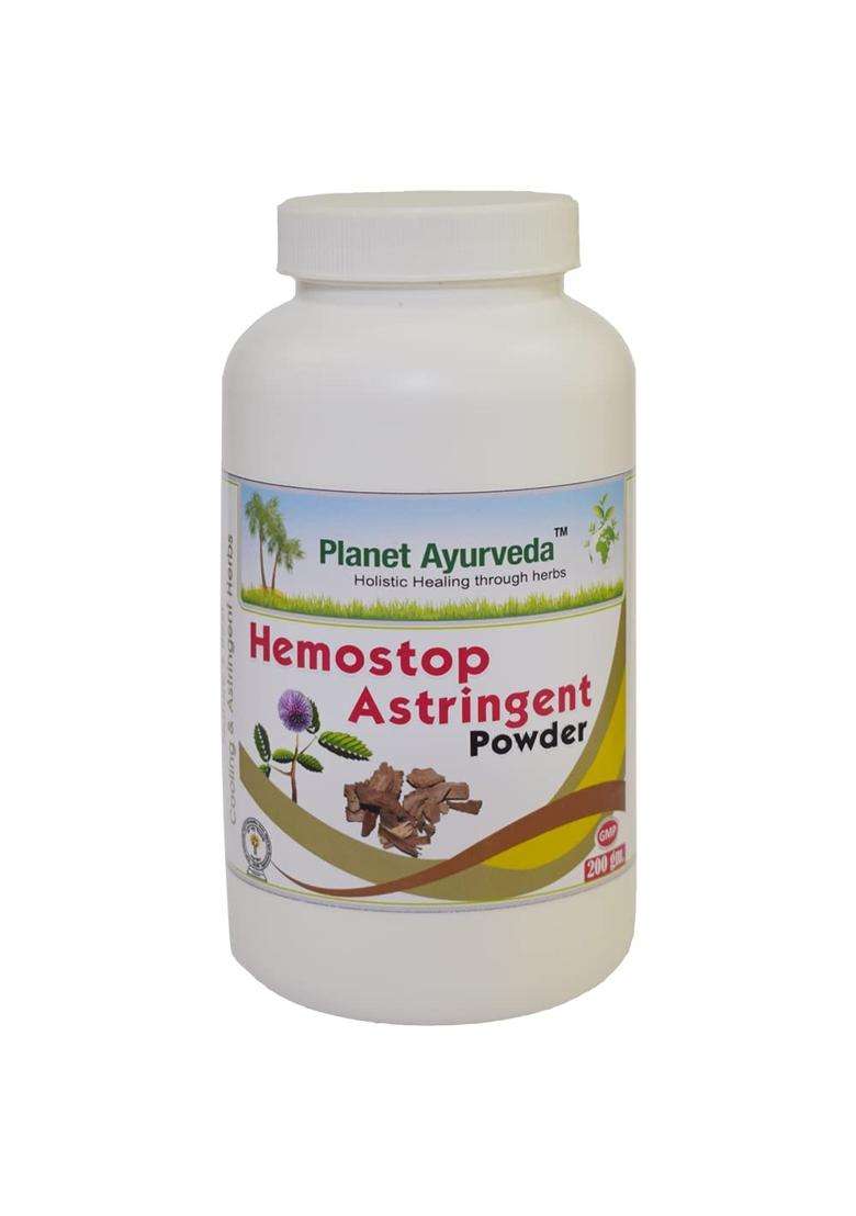 Planet Ayurveda Hemostop Astringent Powder 200 g | Authentic Traditional Formula - Indya