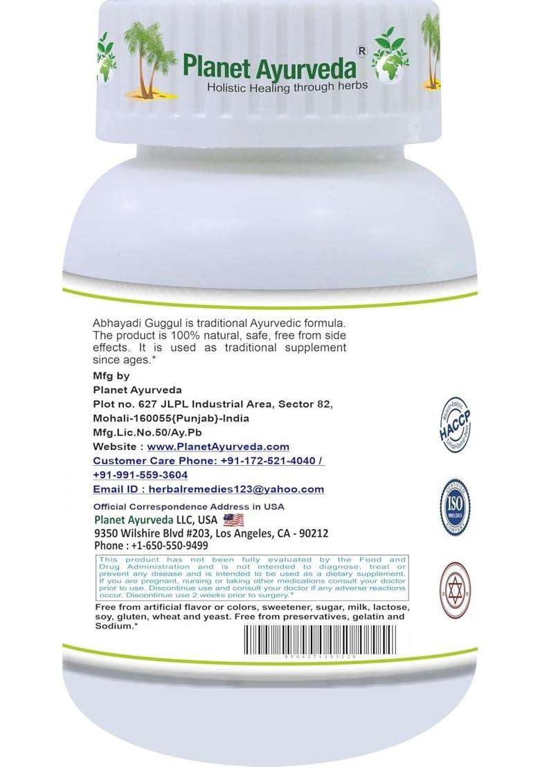 Planet Ayurveda Abhayadi Tablets | Authentic Traditional Formula | Ayurvedic Support for Digestive Health & Bowel Wellness - Indya