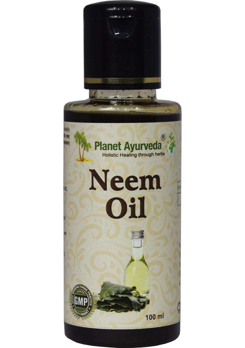 Planet Ayurveda Neem OIl, 100 ml for Skin health | Authentic Traditional Formula - Indya