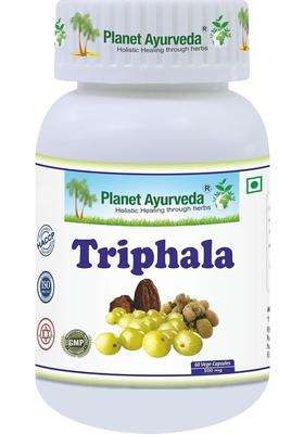Planet Ayurveda Triphala Capsules, 60 Capsules | Authentic Traditional Formula | Ayurvedic Digestive Support Supplement