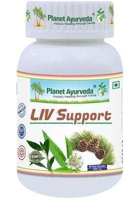 Planet Ayurveda Liv Support (60 CAP) | Authentic Traditional Formula | Liver Health