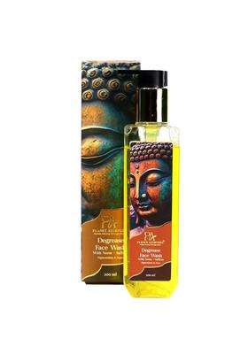 Planet Ayurveda Degrease Face Wash, Natural Ayurvedic Formula, For Oily & Acne-Prone Skin, 200 ml, With Neem, Saffron, Honey, Jasmine
