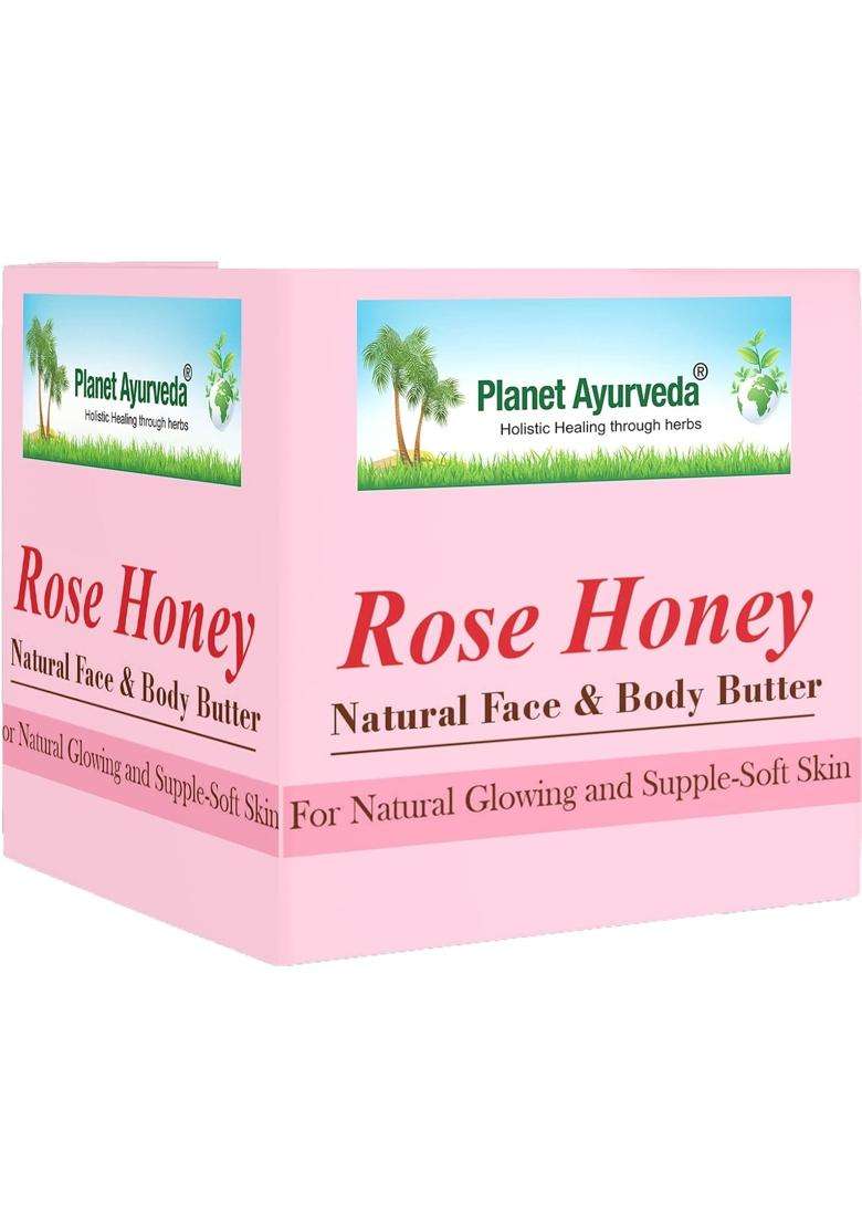 Planet Ayurveda Rose Honey Natural Face & Body Cream- 50 g,, Cream for Healthy Skin & Body | Authentic Traditional Formula - Indya