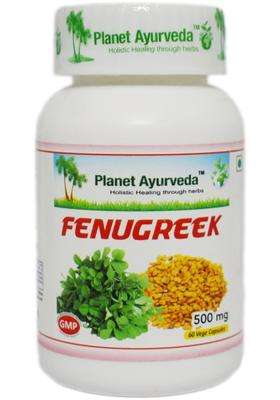 Planet Ayurveda Fenugreek Capsules 60 Capsules | Authentic Traditional Formula | Natural Supports for Healthy Sugar Levels & Digestion