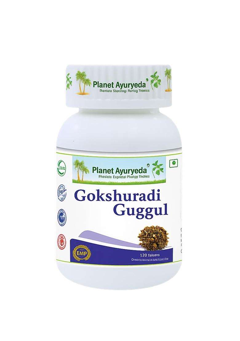 Planet Ayurveda Gokshuradi Tablets for Kidney Health- 120 Tablets | Authentic Traditional Formula - Indya
