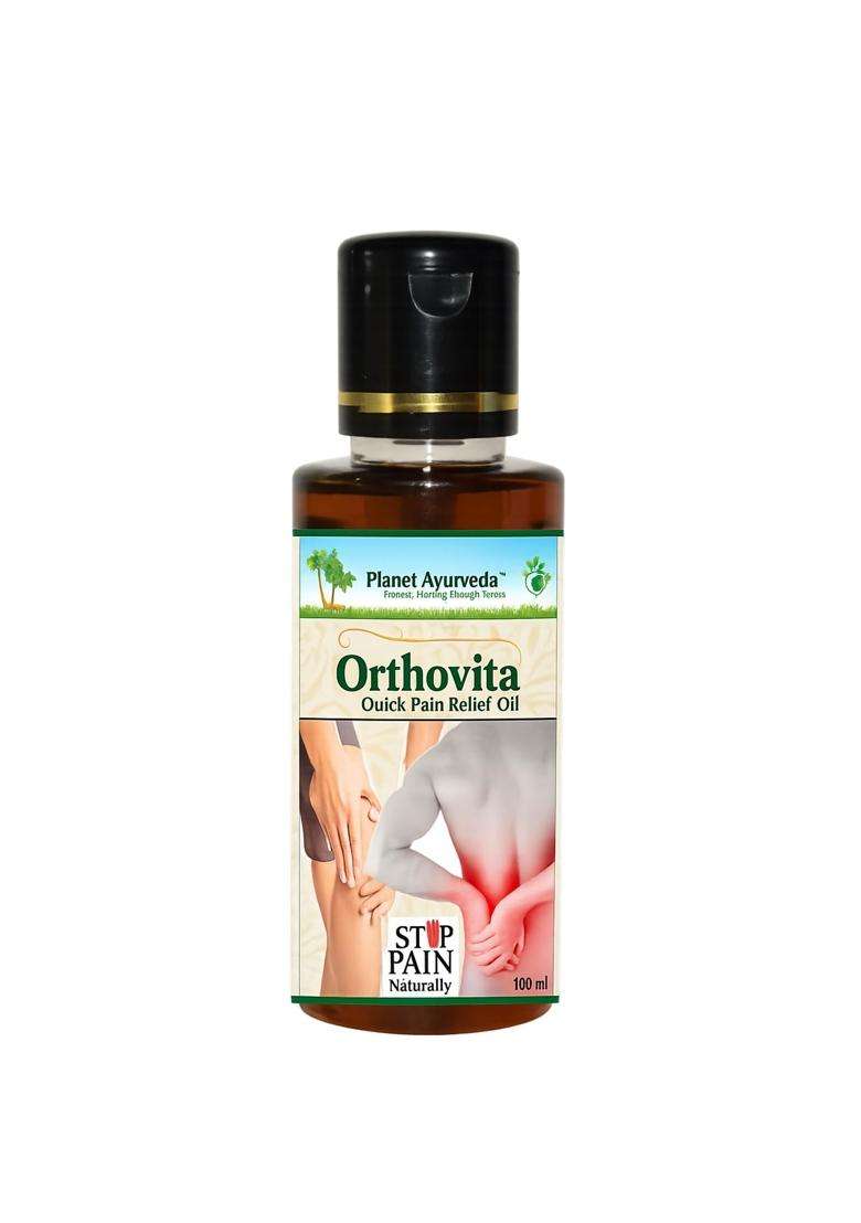 Planet Ayurveda Orthovita Oil for Joint Pain 100 ml | Authentic Traditional Formula - Indya