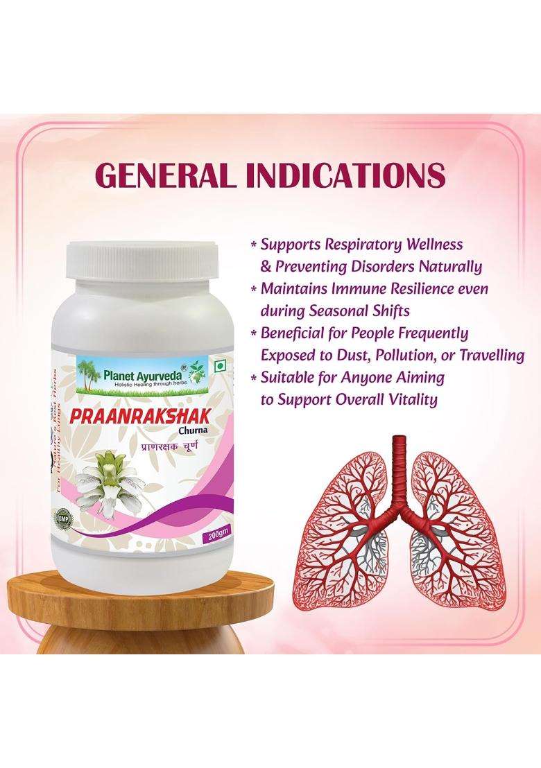 Planet Ayurveda Praanrakshak Churna 200 g | Authentic Traditional Formula - Indya
