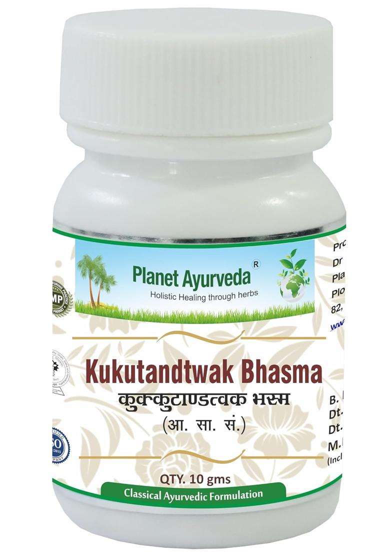 Planet Ayurveda Kukutandtwak Bhasma 5 g | Authentic Traditional Formula - Indya