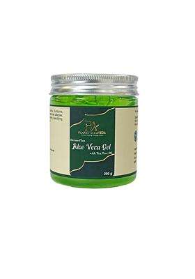 Planet Ayurveda Aloe Vera Gel 200 ml | Authentic Traditional Formula | For Face, with Pure Aloe Vera & Tea Tree for Skin and Hair | All Skin Type