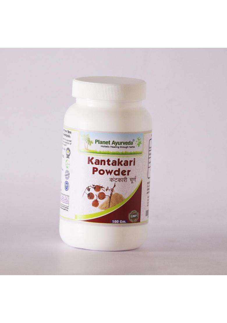 Planet Ayurveda Kantakari Powder, Traditional Ayurvedic Remedy for Lung & Throat Support 100 g | Authentic Traditional Formula - Indya
