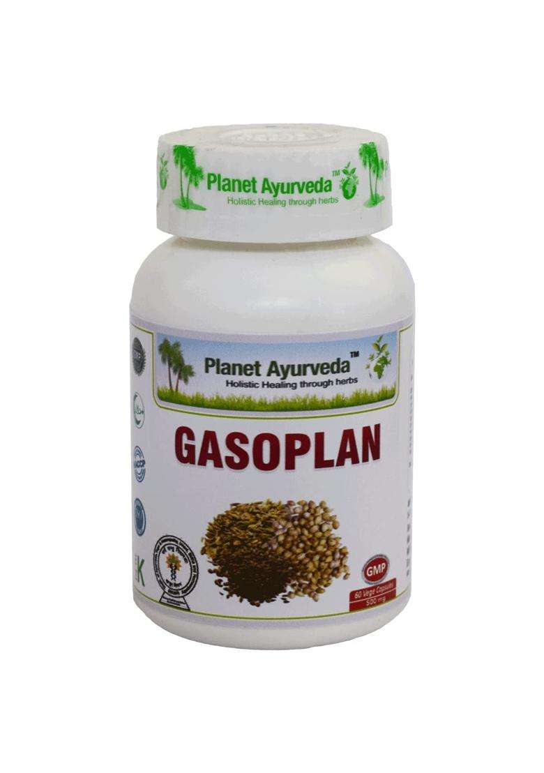 Planet Ayurveda Gasoplan Capsules (60 CAP) | Authentic Traditional Formula - Indya
