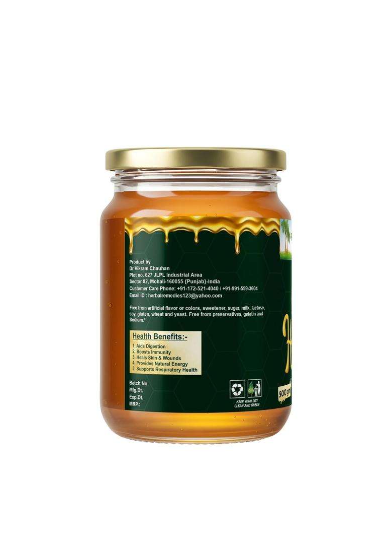 Planet Ayurveda Pure Honey, 100% Natural Forest Honey, No Added Sugar, Immunity Booster, 500 g | Authentic Traditional Formula - Indya