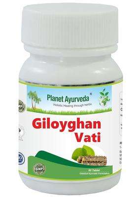 Planet Ayurveda Guduchi Strengthens Immunity Wellness, Giloy 60 Tab | Authentic Traditional Formula