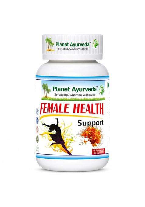 Planet Ayurveda Female Health Support 60 Capsules | Authentic Traditional Formula