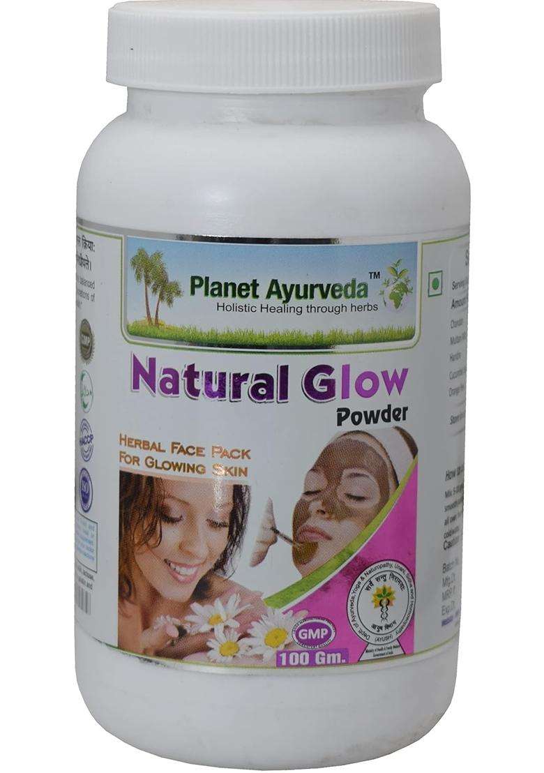 Planet Ayurveda Natural Glow Powder 100 g (Pack of 2) | Authentic Traditional Formula - Indya