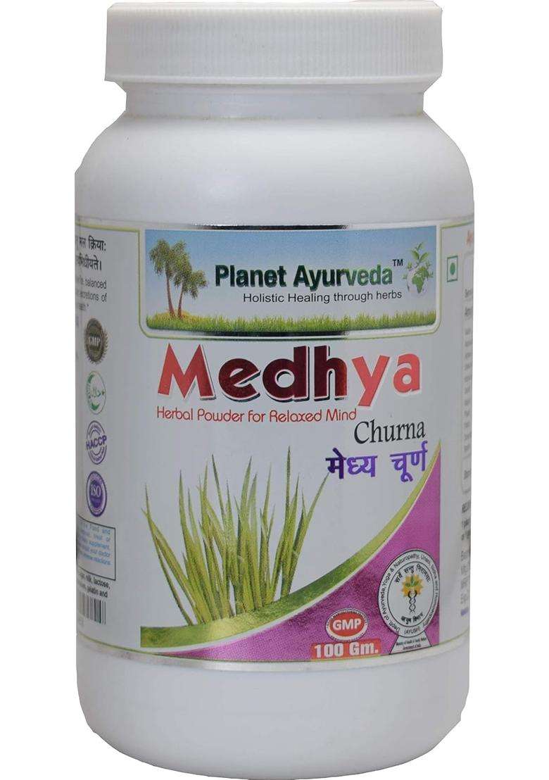 Planet Ayurveda Medhya Churna 100 g Each (Pack of 2) | Authentic Traditional Formula - Indya