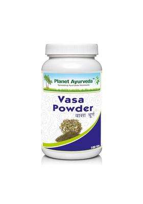 Planet Ayurveda Vasa Powder 100 g | Authentic Traditional Formula | Pure Vasaka (Adhatoda Vasica) Herbal Powder