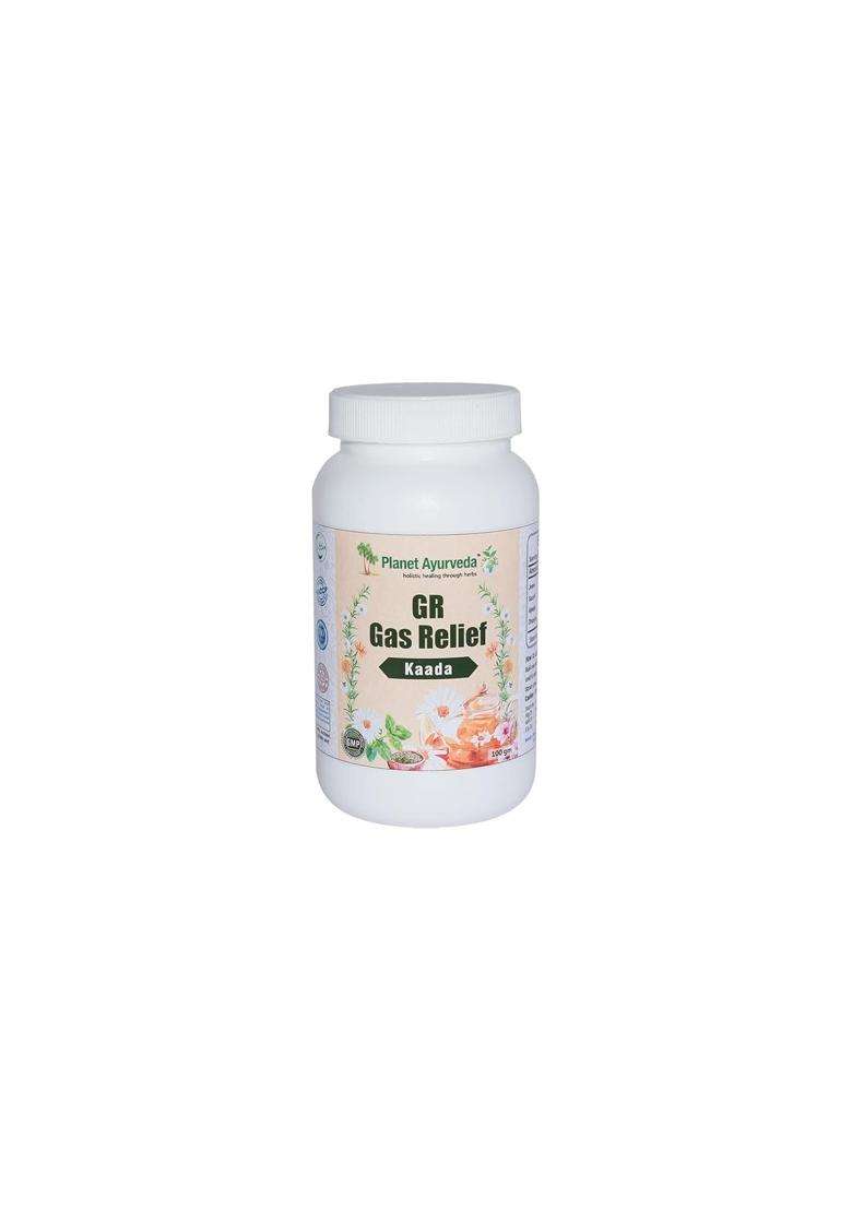 Planet Ayurveda GR Gas Relief Kaada (Digestive Tea) 100 g | Authentic Traditional Formula | Calm Your Tummy, Naturally - Indya