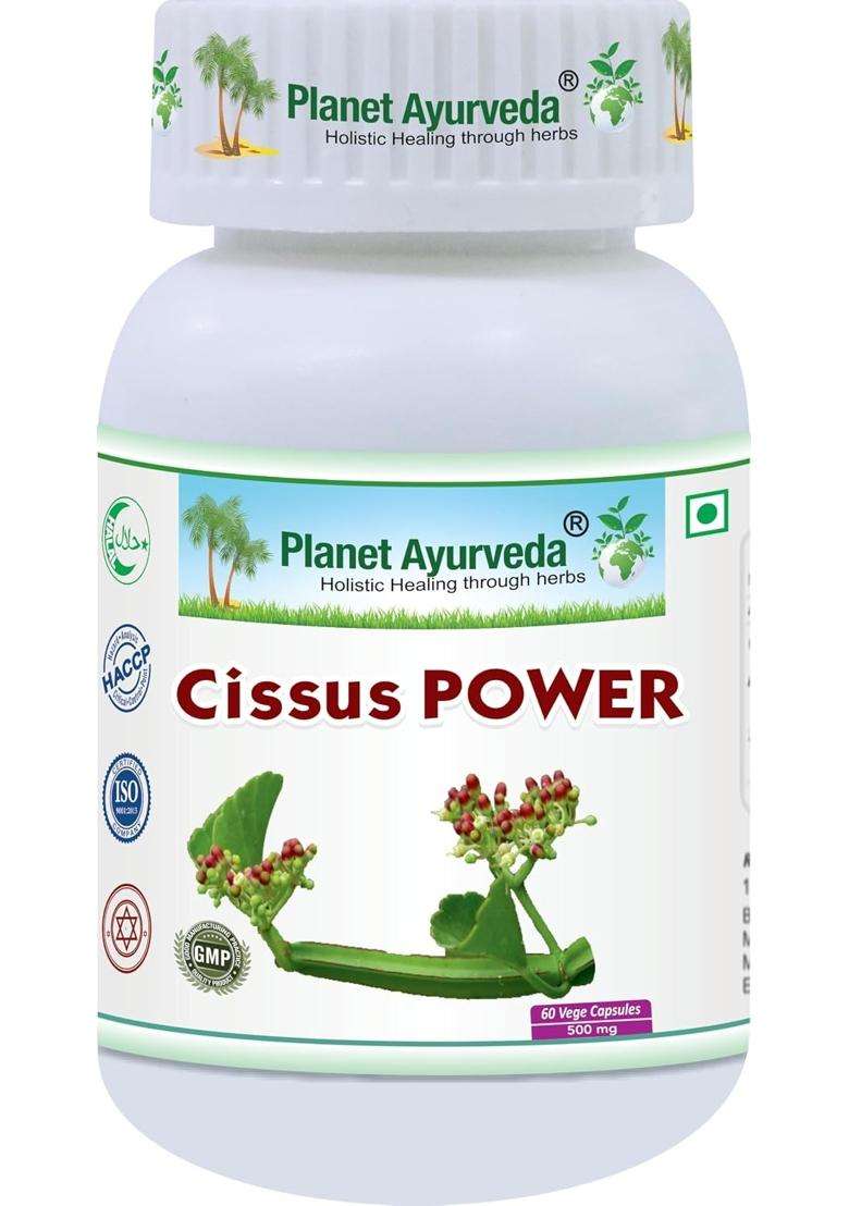 Planet Ayurveda Cissus Power Capsules | Authentic Traditional Formula - Indya