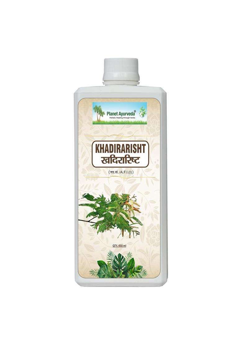 Planet Ayurveda Khadirarisht Syrup 450 ml | Authentic Traditional Formula - Indya