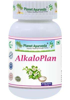 Planet Ayurveda Alkaloplan Capsules, 60 Vegetarian Capsules | Authentic Traditional Formula | Nutritional Supplement for Digestive Health Support