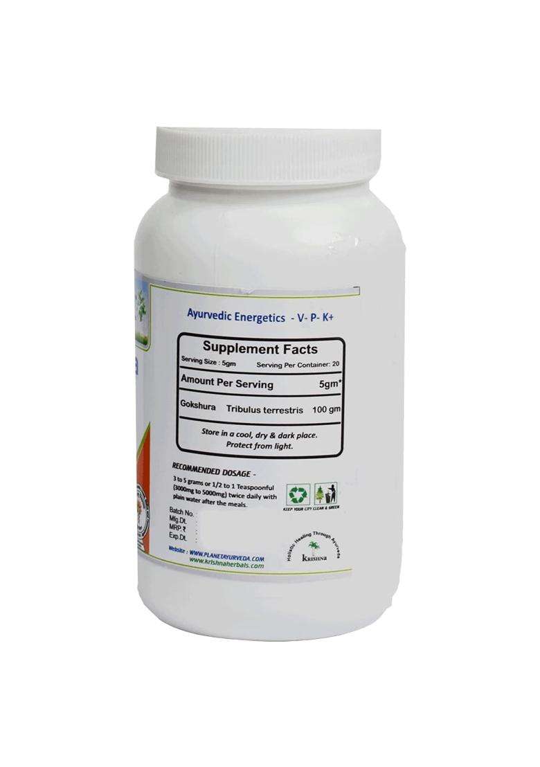 Planet Ayurveda Gokshura Powder 100 g | Authentic Traditional Formula - Indya