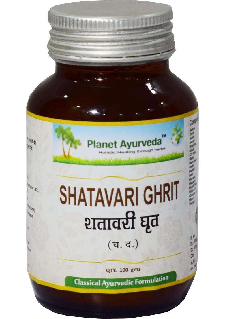 Planet Ayurveda Shatavari Ghrit 100 g | Authentic Traditional Formula - Indya