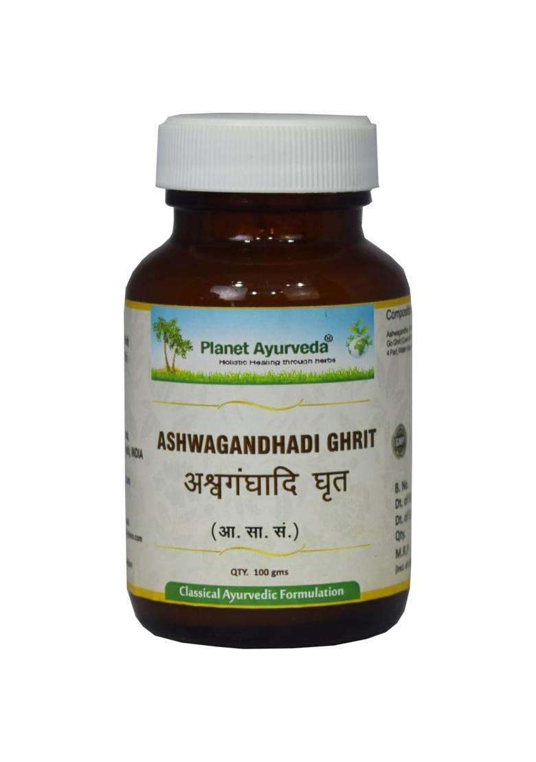 Planet Ayurveda Ashwagandhadi Ghrit 100 g | Authentic Traditional Formula - Indya