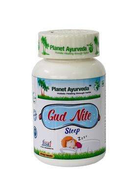 Planet Ayurveda Gud Nite Sleep, Ayurvedic Medicine Beneficial in Sleep Apena, Restores Natural Sleep 60 Capsules | Authentic Traditional Formula
