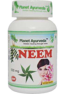 Planet Ayurveda Neem 60 Capsules | Authentic Traditional Formula | Natural Supplement for Skin Wellness
